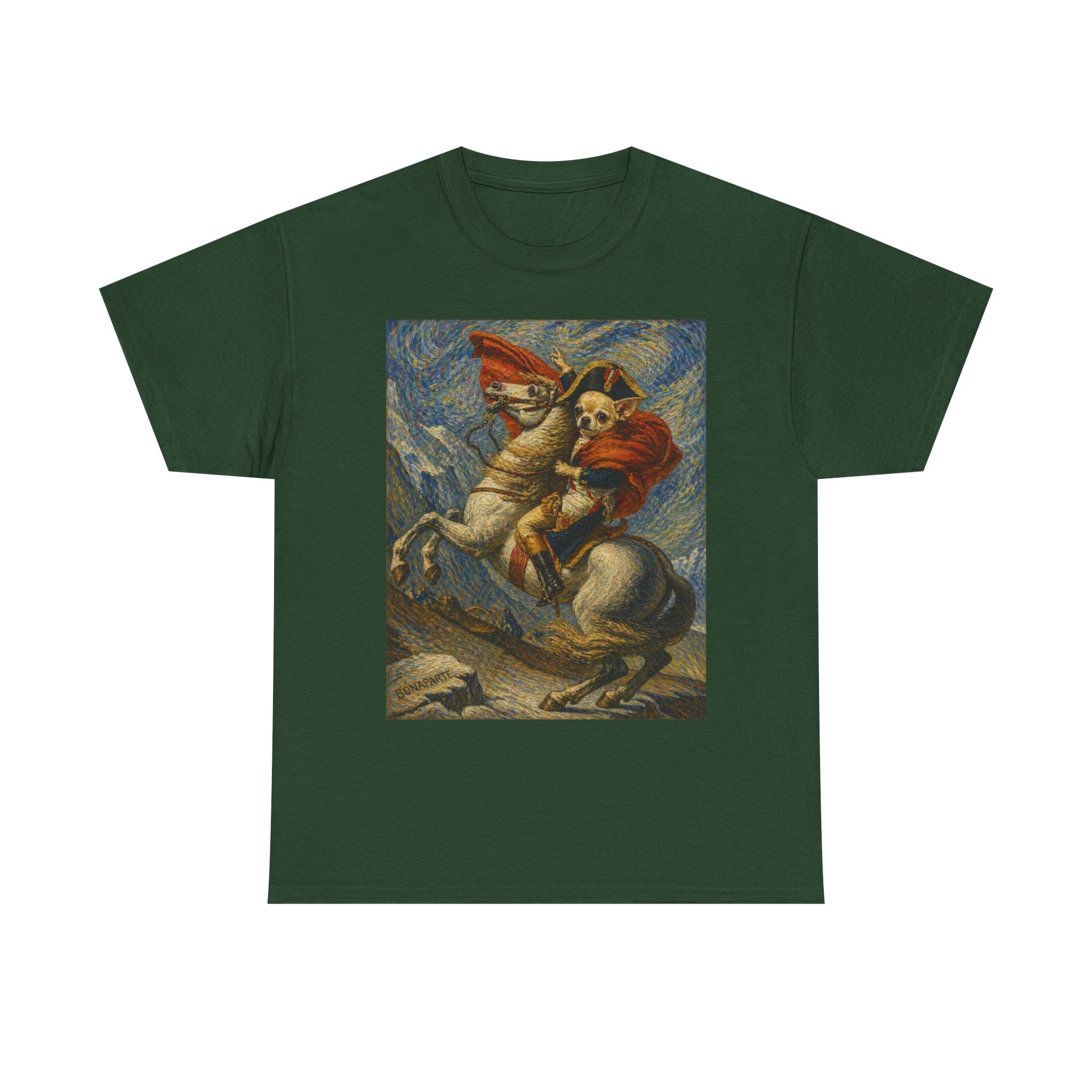 Na-pawlean Crosses the Alps -- Funny Shirt for Dog and Art Lovers
