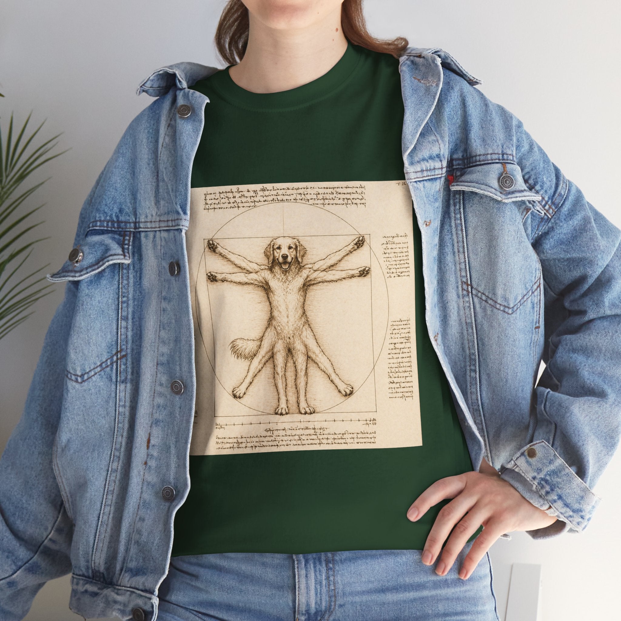The Furtruvian Man -- Funny Shirt for Dog and Art Lovers