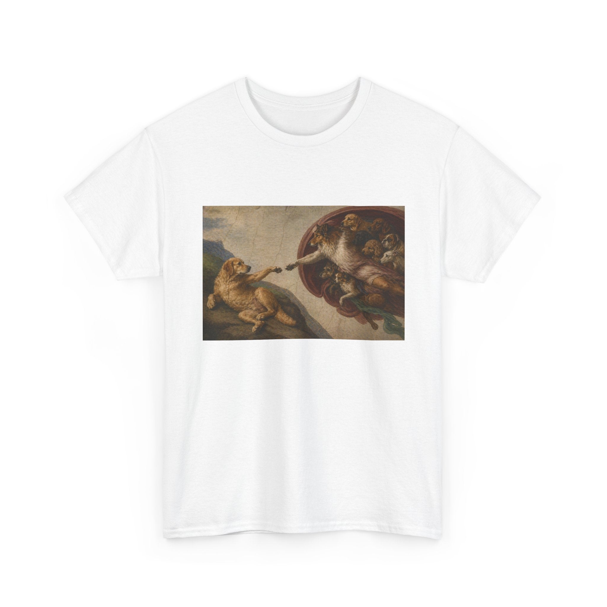 The Creation of Paw-dam -- Funny Shirt for Dog and Art Lovers