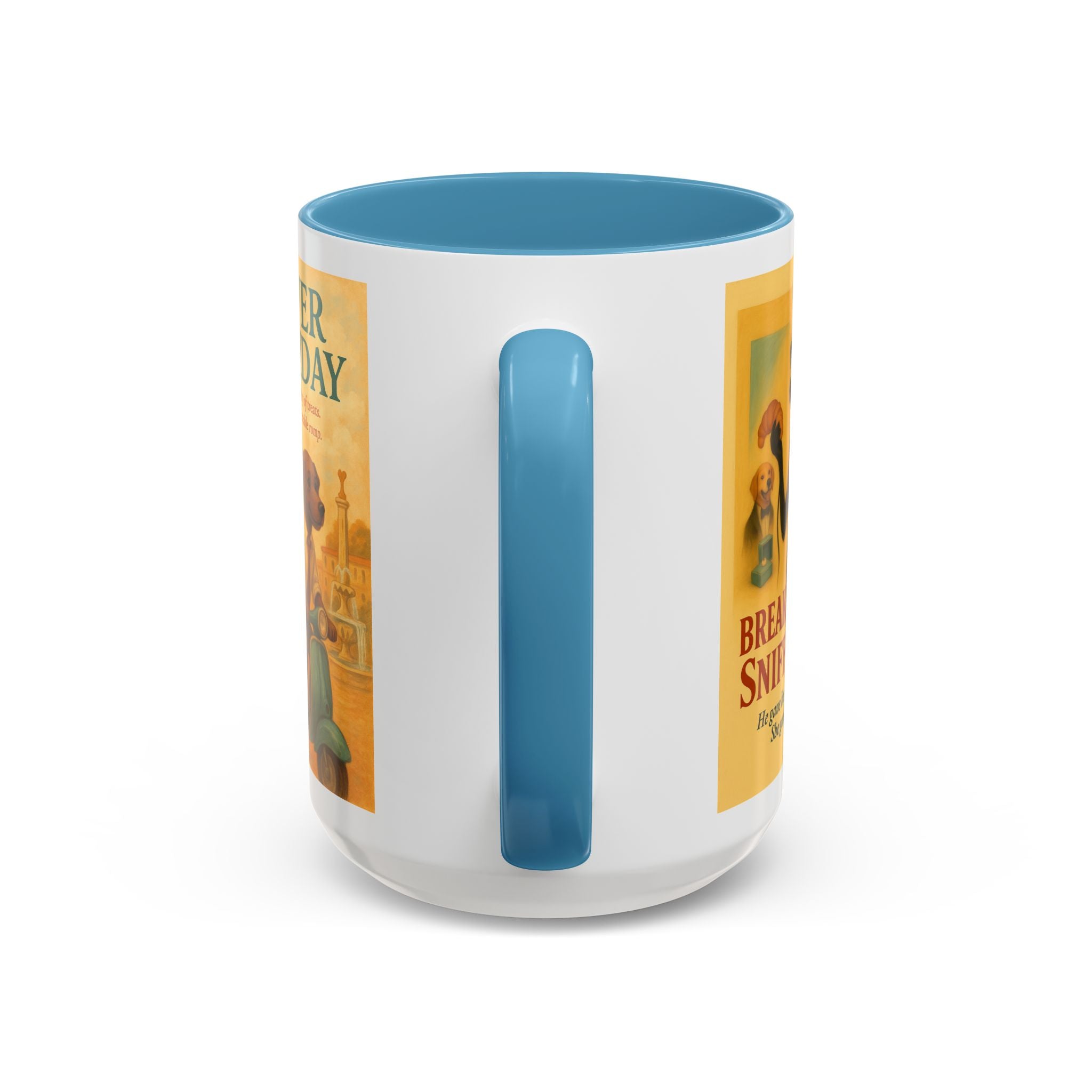 Audrey Hepburn Dog Parody Mug – Funny Gift for Classic Movie Lovers