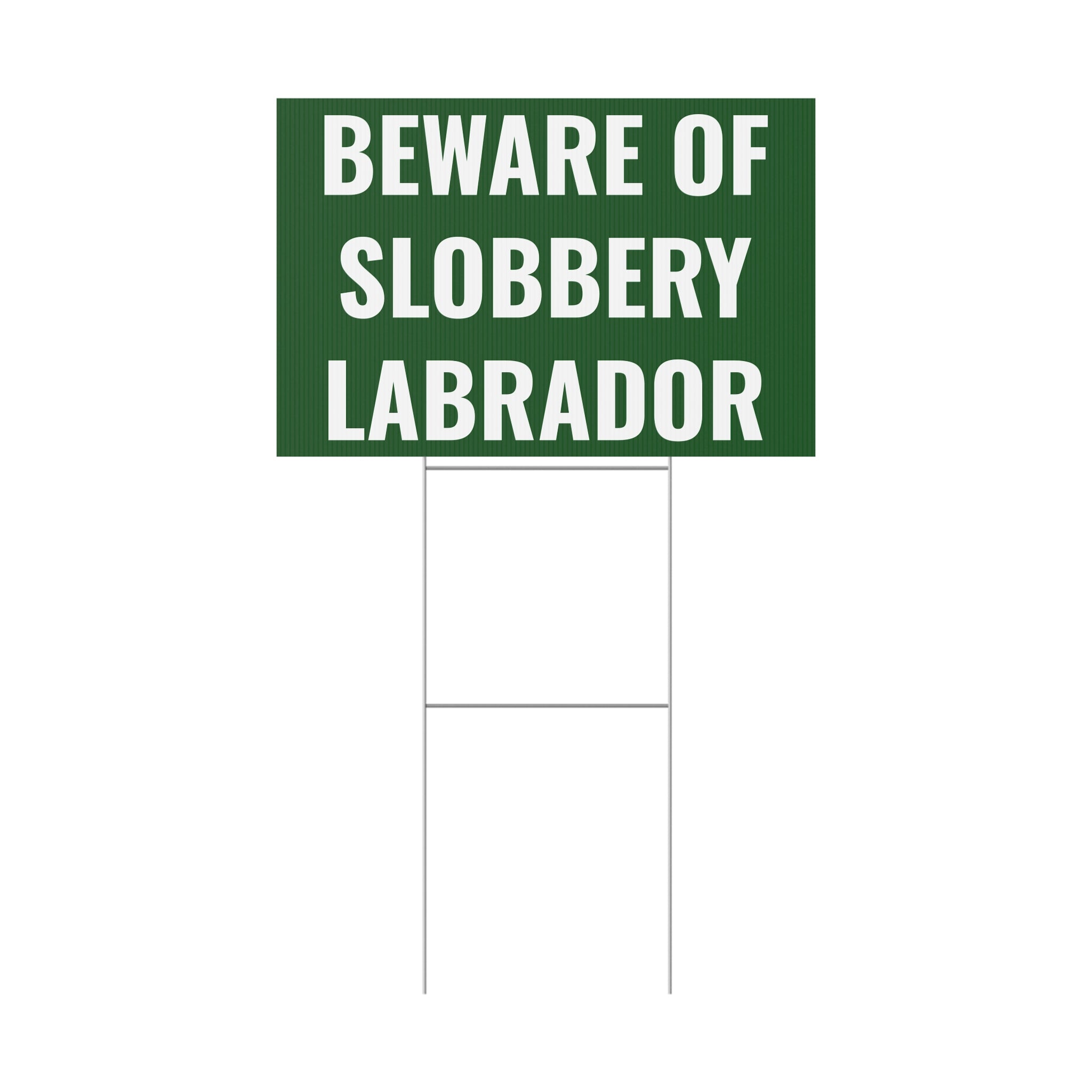 Copy of Beware of Anxious Chihuahua Yard Sign - Funny Dog Warning Plastic Lawn Sign
