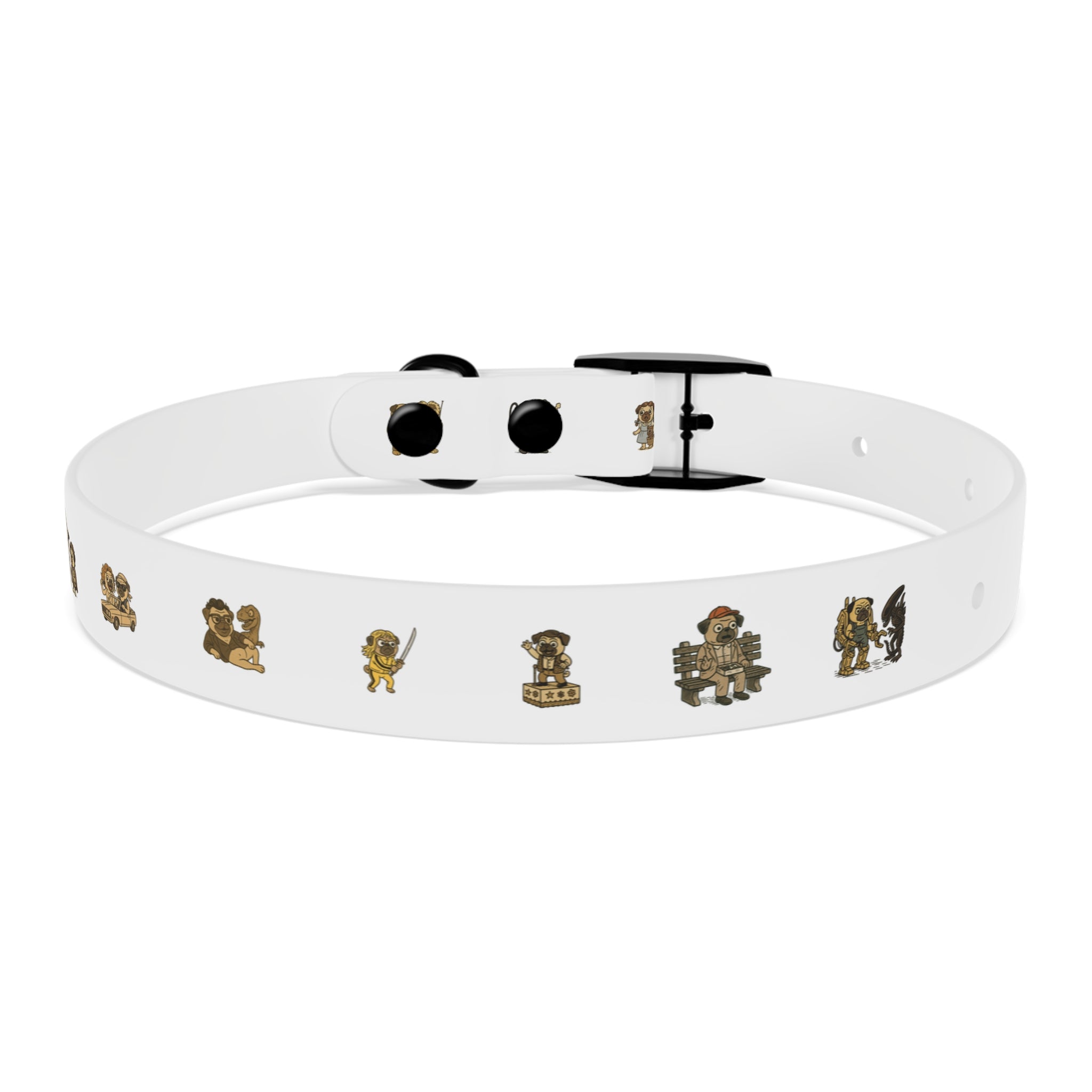 Movie Pugs Dog Collar – Funny Film-Inspired Pet Accessory for Pug Lovers