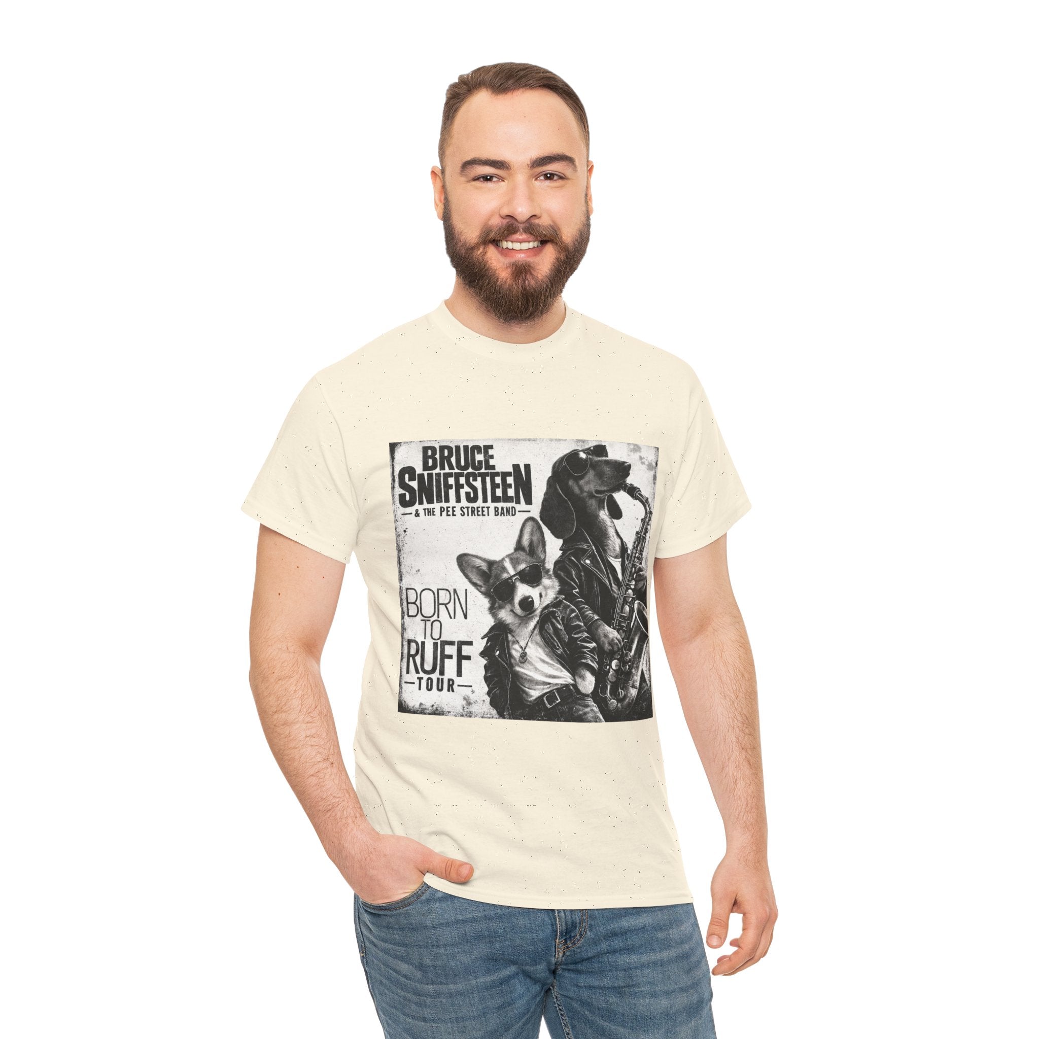 Bruce Sniffsteen & the Pee Street Band Shirt -- Funny Bruce Springsteen 2026 Tour Shirt Parody
