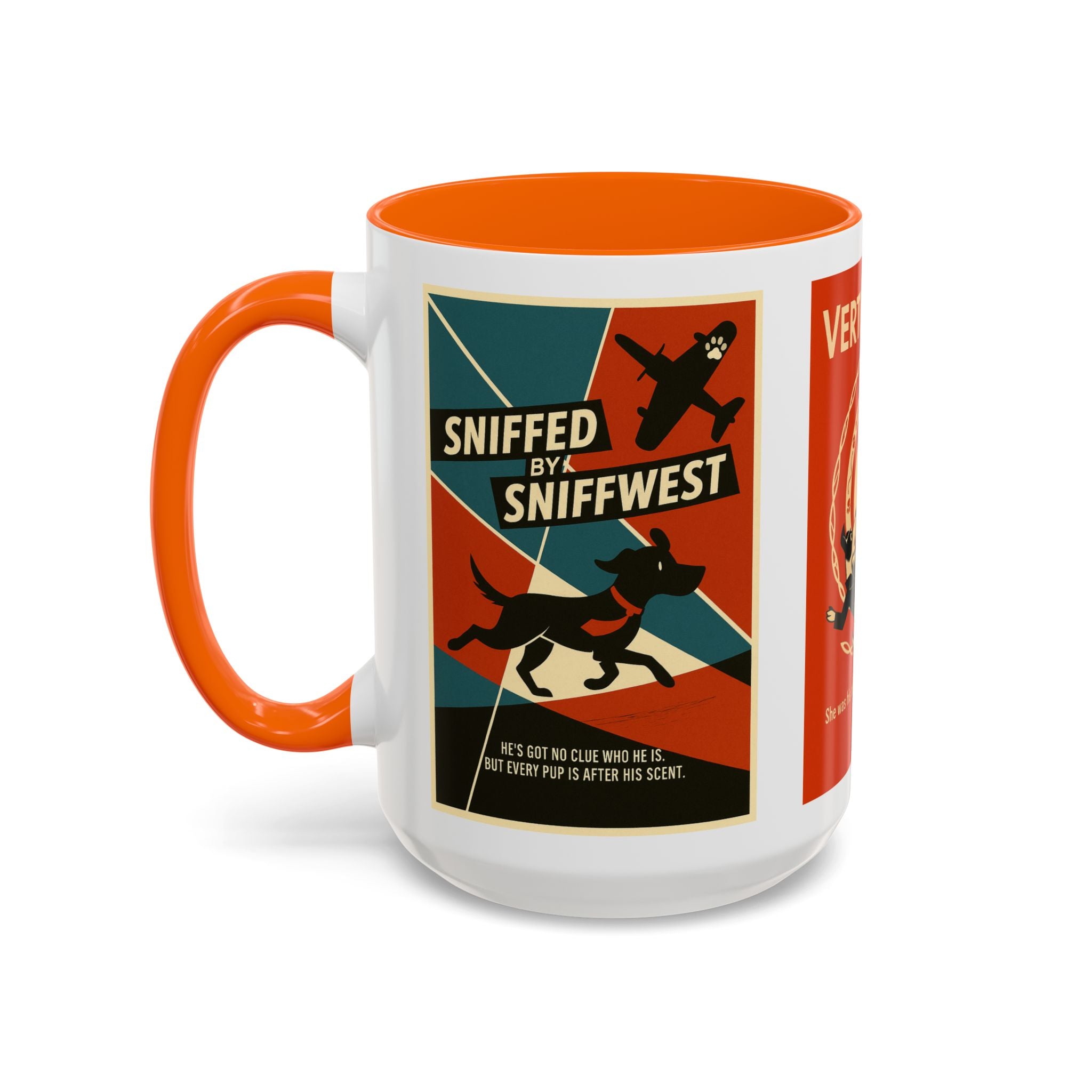 Alfred Hitchock Dog Parody Mug – Funny Gift for Classic Movie Lovers