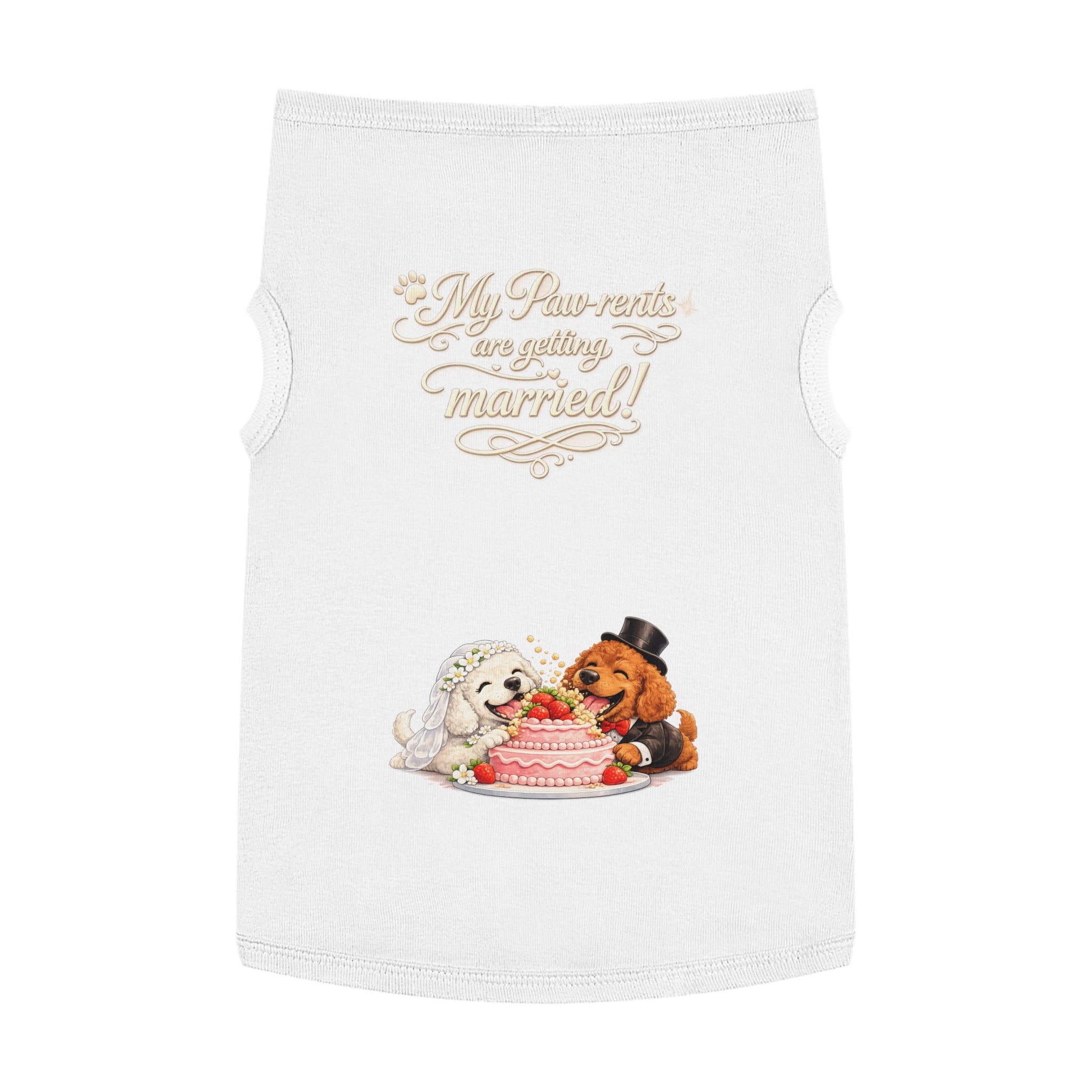 Engagement Gift for Dog Lovers -- My Pawrents Are Getting Married Dog Shirt Wedding Gift (Poodle)