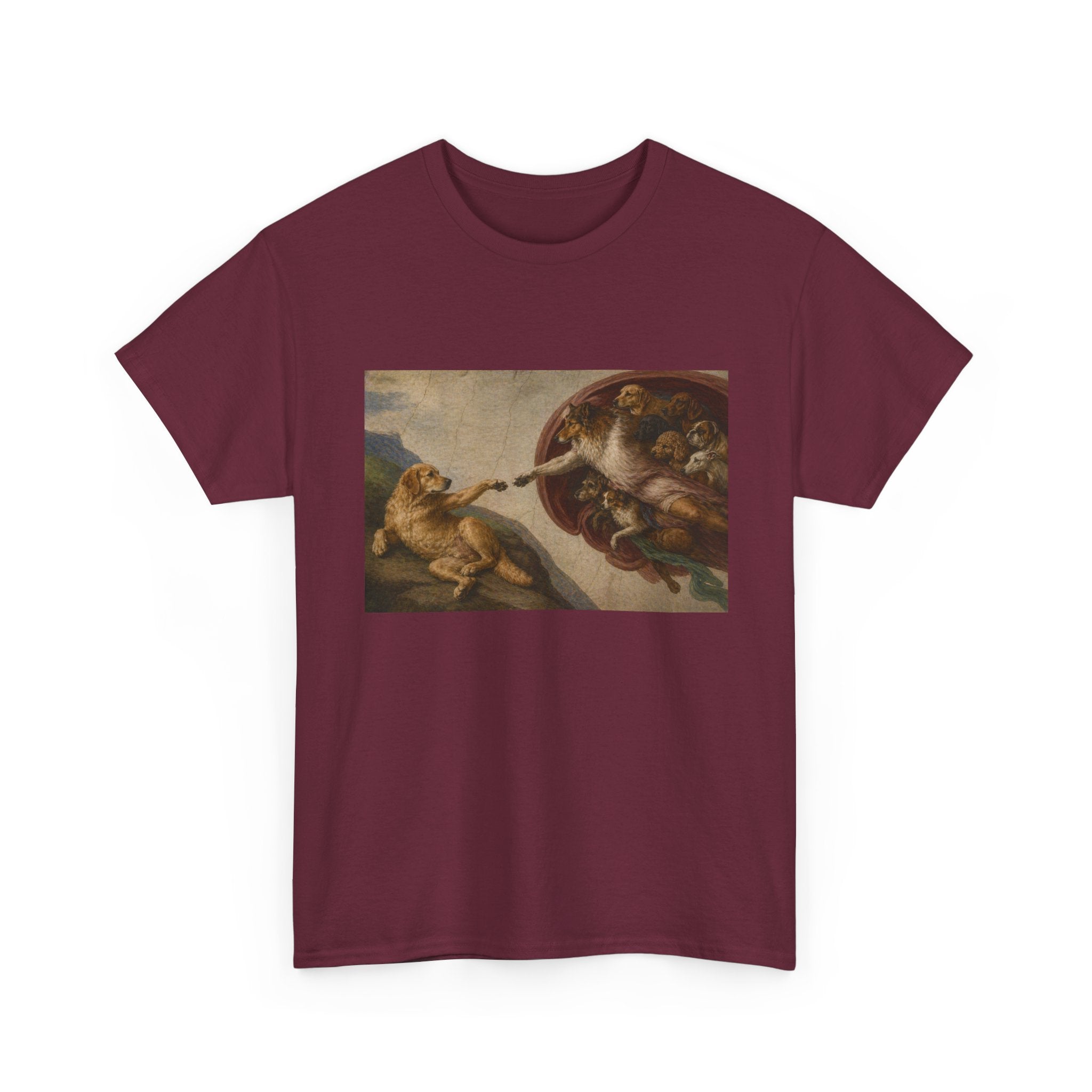 The Creation of Paw-dam -- Funny Shirt for Dog and Art Lovers