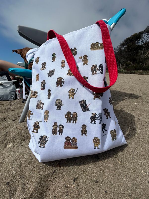 Movie Pugs Tote Bag – Hilarious Bag for Dog Lovers and Cinema Fans