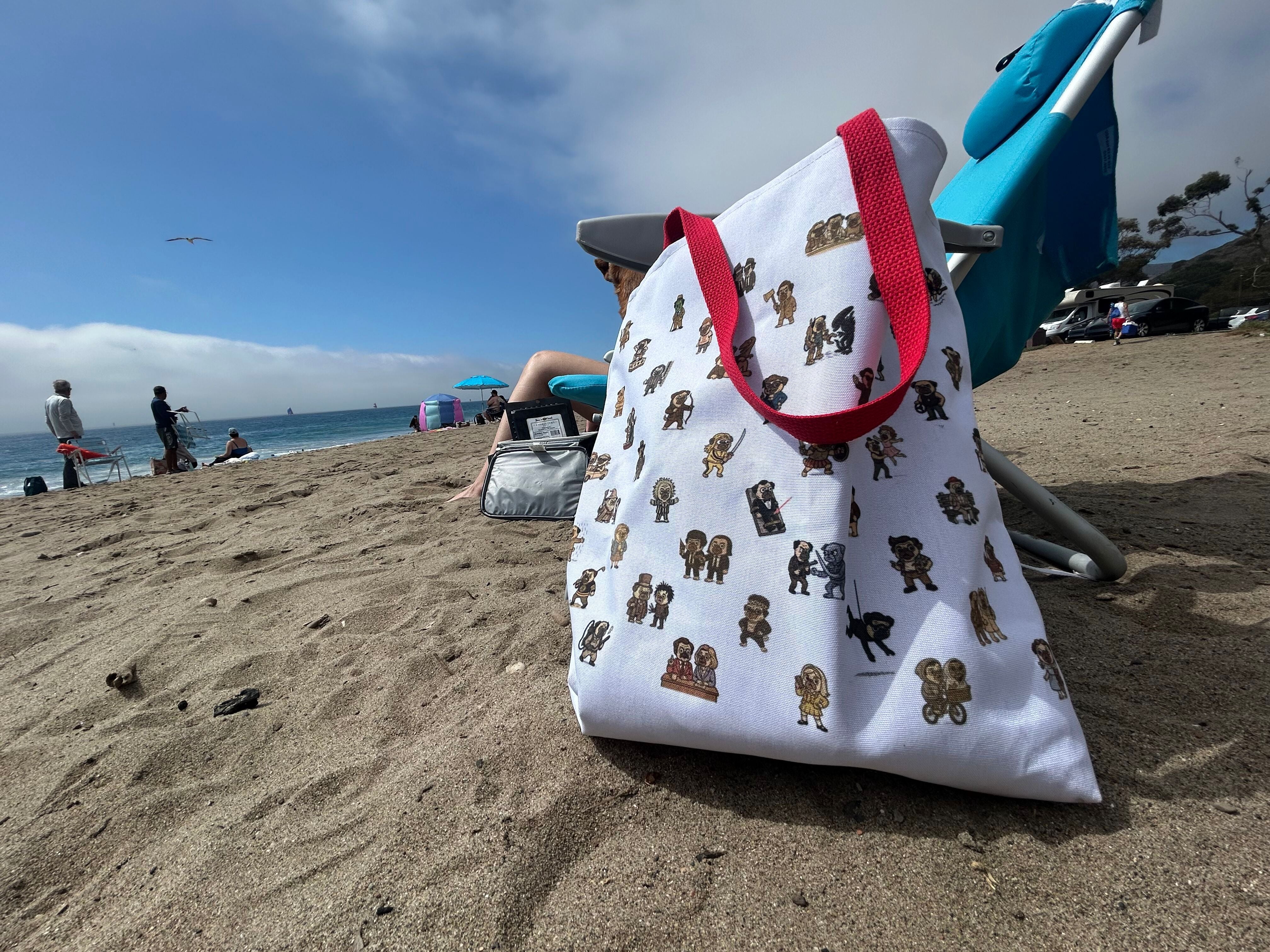 Movie Pugs Tote Bag – Hilarious Bag for Dog Lovers and Cinema Fans